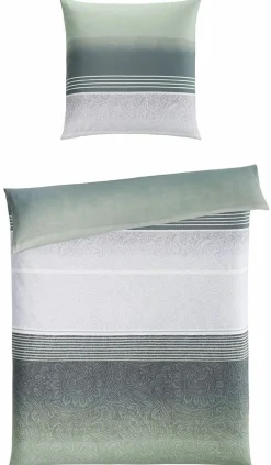 casa NOVA Satin-Bettwäsche grün