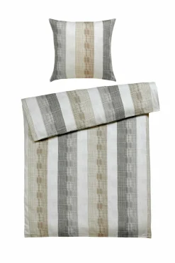 casa NOVA Satin-Bettwäsche silberfarben