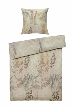 casa NOVA Satin-Bettwäsche gelb