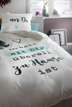 casa NOVA Satin-Bettwäsche weiß