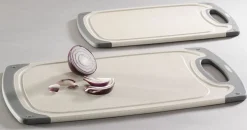 casa NOVA Schneidbrett 31x20cm grauweiß