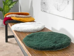 casa NOVA Sitzkissen silberfarben