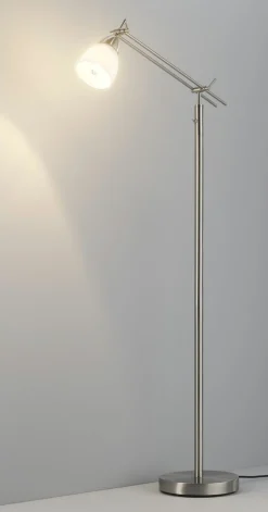 casa NOVA Stehleuchte 1flg silberfarben