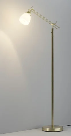 casa NOVA Stehleuchte 1flg goldfarben