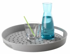 casa NOVA Tablett 38,5cm schwarzgrau