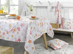 casa NOVA Tischdecke orangepink