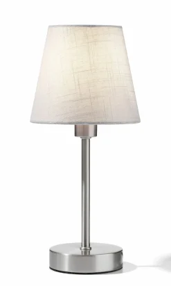 casa NOVA Tischleuchte 1flg weißsilberfarben