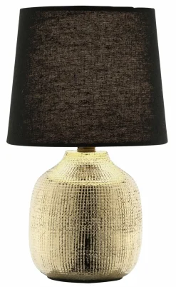 casa NOVA Tischleuchte 1flg goldfarbenschwarz