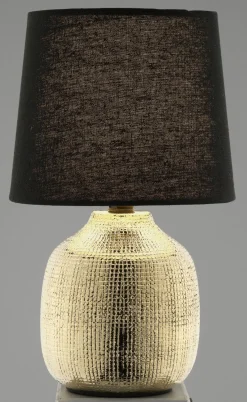 casa NOVA Tischleuchte 1flg goldfarbenschwarz