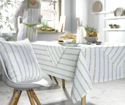 casa NOVA Tischläufer grünweiß