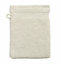 casa NOVA Waschhandschuh gelbweiß