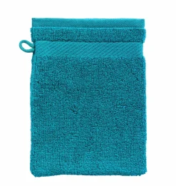 casa NOVA Waschhandschuh grünblau