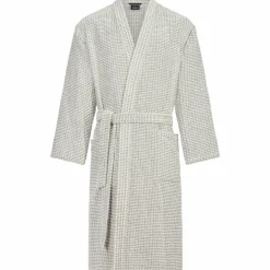 Cawö Bademantel orangebraungrau