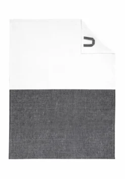 Cawö Geschirrtuch weißschwarz