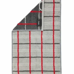 Cawö Gästetuch silberfarbengrau