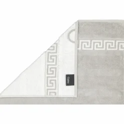 Cawö Handtuch silberfarbengrau