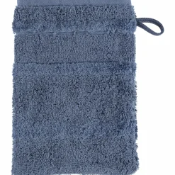 Cawö Waschhandschuh blau