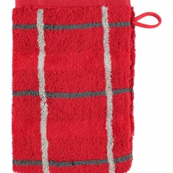 Cawö Waschhandschuh rot