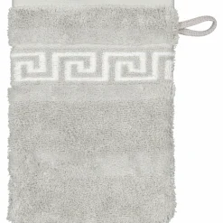 Cawö Waschhandschuh silberfarbengrau