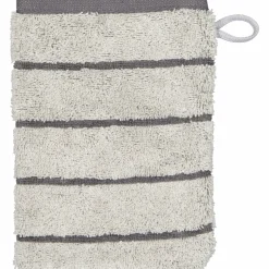 Cawö Waschhandschuh silberfarbengrau