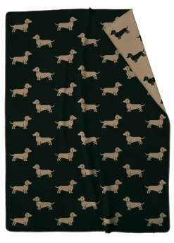 Cawö Wohndecke beigeschwarz