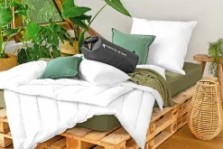 CENTA-STAR Doppeltuch-Kopfkissen 1200g weiß