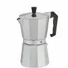 Cilio Espressokocher 6 Tassen silberfarbenschwarz