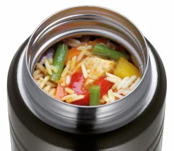 Cilio Food-Container 500ml schwarzsilberfarben