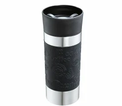 Cilio Isoliertrinkbecher 360ml schwarzsilberfarben