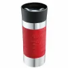 Cilio Isoliertrinkbecher 360ml rotschwarzsilberfarben