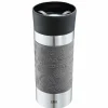 Cilio Isoliertrinkbecher 360ml grauschwarzsilberfarben
