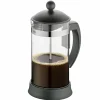 Cilio Kaffeebereiter 8 Tassen schwarzsilberfarbentransparent