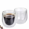 Cilio Kaffee-Glas 2er Set transparent