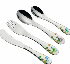 Cilio Kinderbesteck silberfarben