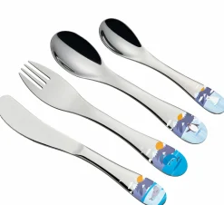 Cilio Kinderbesteck silberfarben