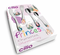 Cilio Kinderbesteck 4tlg. silberfarben