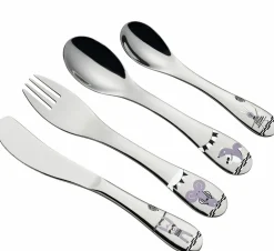 Cilio Kinderbesteck 4tlg. silberfarben