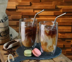 Cilio Trinkhalme silberfarben