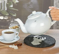 Cilio Untersetzer 21cm grauschwarz