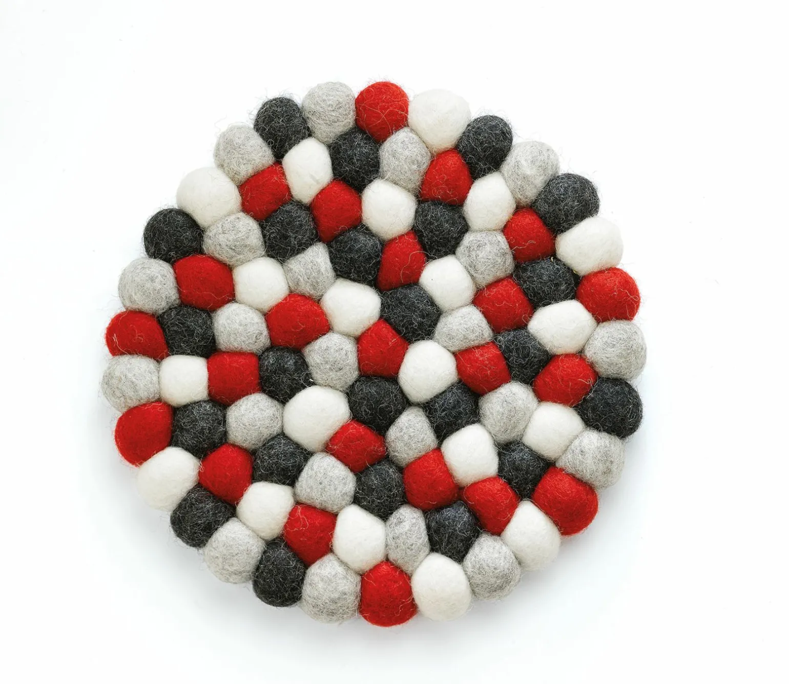 Cilio Untersetzer 21cm grauweißschwarzrot