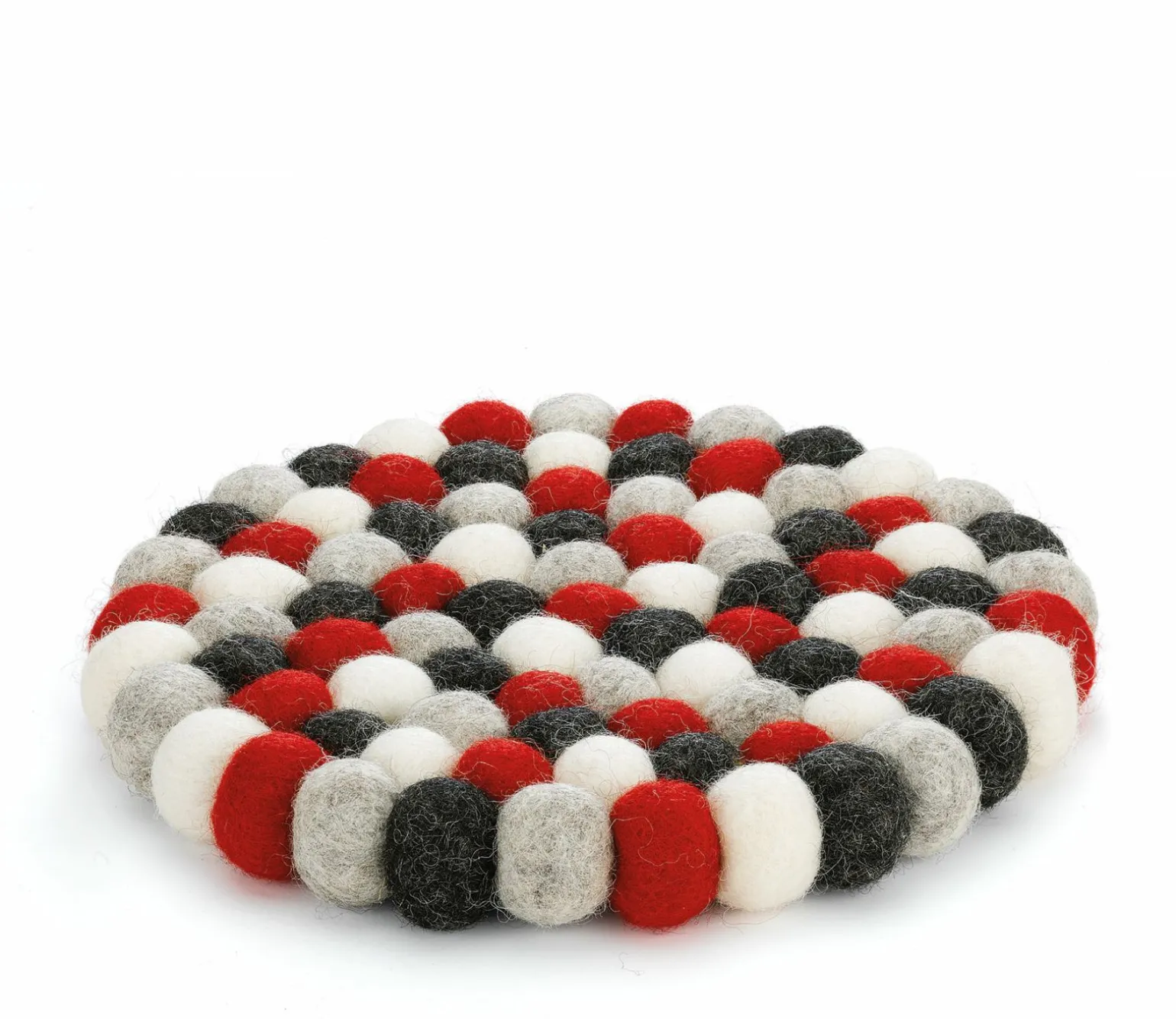 Cilio Untersetzer 21cm grauweißschwarzrot