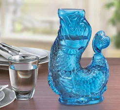 Cilio Wasserkaraffe 1l blau