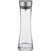Cilio Wasserkaraffe 0,75l silberfarbentransparent