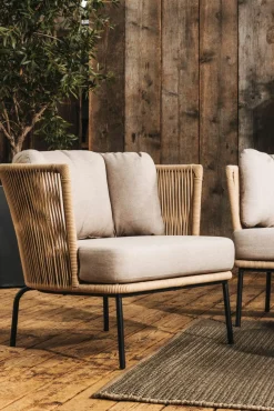 COSMIC-COLLECTION Rope Gartenloungesessel schwarz