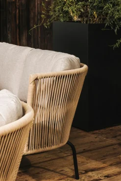 COSMIC-COLLECTION Rope Gartenloungesessel schwarz