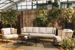 COSMIC-COLLECTION Rope Gartenloungesofa schwarz