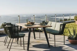 COSMIC-COLLECTION Rope Gartenbank schwarzgrün