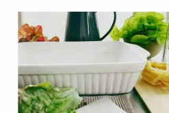 CreaTable Auflaufform 36x20x7.5cm weiß