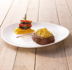 CreaTable Barbecueteller 33cm weiß