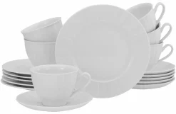 CreaTable Kaffeegeschirr 18tlg weiß